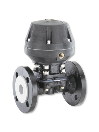 PNEUMATICALLY OPERATED DIAPHRAGM VALVE